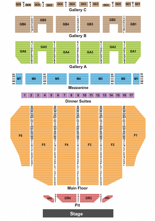 Fox Theatre Kevin Hart Seating Chart